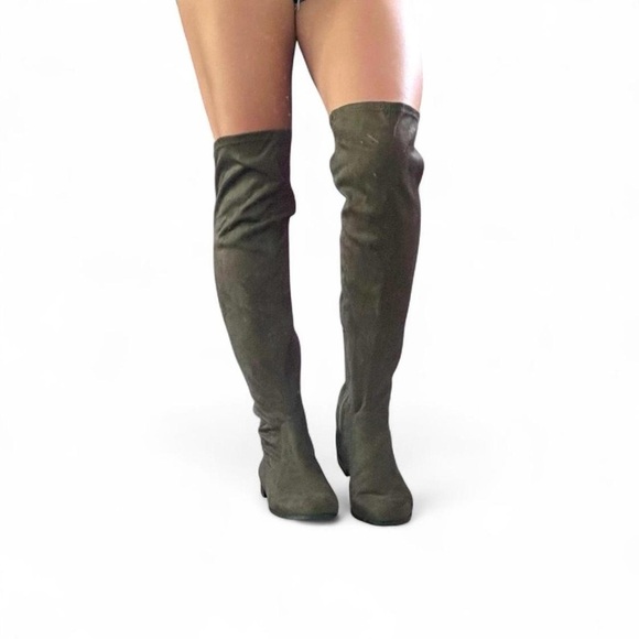 Reaction Kenneth Cole Gray Over the Knee Boots - Picture 1 of 9